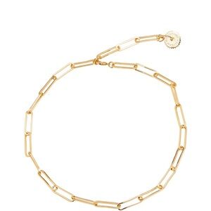Mignonne Gavigan Paper Clip Necklace Chain Gold - New With Tags